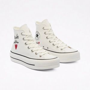 CONVERSE - “Made With Love” High Top Platform Sneaker